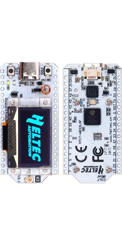 ESP32 LoRa V3 SX1262 Development Board with 0.96 inch OLED Display 240MHz CP2102 863-928 MHz Antenna for Ar duino Meshtastic LoRawan IOT (Upgraded Antenna)