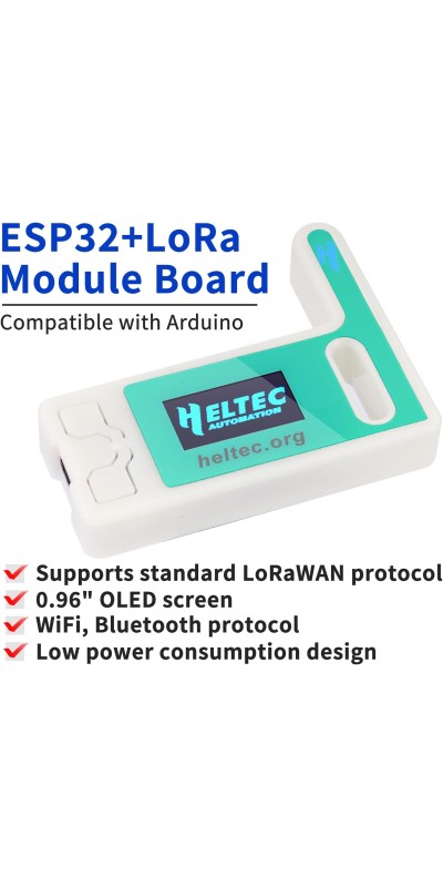 ESP32 LoRa V3 SX1262 Development Board with 0.96 inch OLED Display 240MHz CP2102 863-928 MHz Antenna for Ar duino Meshtastic LoRawan IOT (Upgraded Antenna)