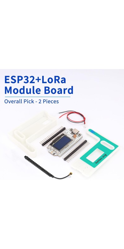 ESP32 LoRa V3 SX1262 Development Board with 0.96 inch OLED Display 240MHz CP2102 863-928 MHz Antenna for Ar duino Meshtastic LoRawan IOT (Upgraded Antenna)
