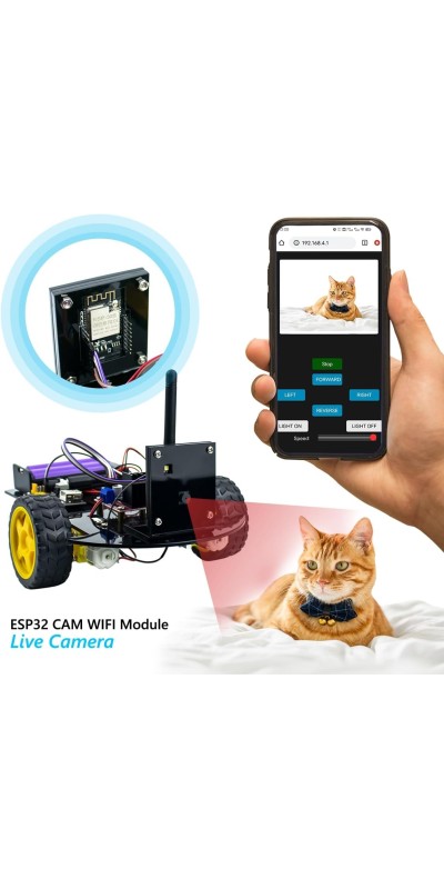 2Pcs ESP32-CAM Wireless WiFi+Bluetooth Development Board with OV2640 Camera Module Compatible with Arduino