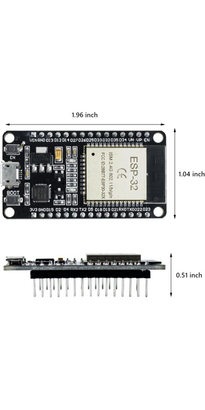 2Pcs ESP32-CAM Wireless WiFi+Bluetooth Development Board with OV2640 Camera Module Compatible with Arduino