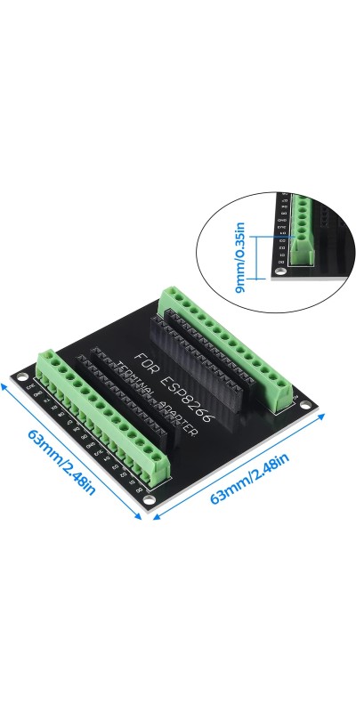 3 Set ESP32 ESP-32S WiFi Development Board NodeMCU ESP-WROOM-32 Microcontroller with ESP32 GPIO Breakout Board 30Pin Type-C Micro USB Dual Interface ESP32 Shield 30P Expansion Board
