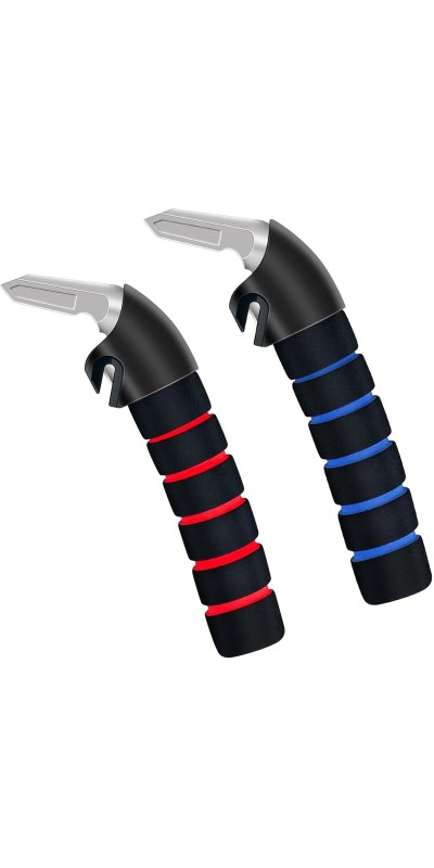 3pc Elderly Mobility Independence Assist Kit: Portable Lift Standing Aid, Car Door Assist Handle for Elderly & Adjustable Handrail Strap for Seniors, Disabled, Handicap & Pregnant to Convenient Travel