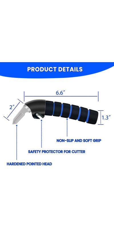 3pc Elderly Mobility Independence Assist Kit: Portable Lift Standing Aid, Car Door Assist Handle for Elderly & Adjustable Handrail Strap for Seniors, Disabled, Handicap & Pregnant to Convenient Travel