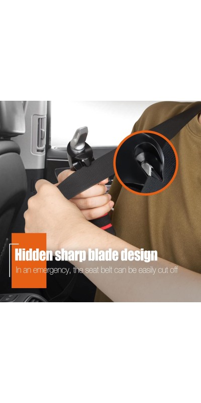 3pc Elderly Mobility Independence Assist Kit: Portable Lift Standing Aid, Car Door Assist Handle for Elderly & Adjustable Handrail Strap for Seniors, Disabled, Handicap & Pregnant to Convenient Travel