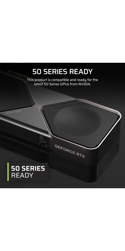 RM1000x Fully Modular Low-Noise ATX Power Supply – ATX 3.1 Compliant – PCIe 5.1 Support – Cybenetics Gold Efficiency – Native 12V-2x6 Connector – Black