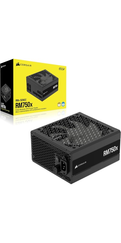 RM1000x Fully Modular Low-Noise ATX Power Supply – ATX 3.1 Compliant – PCIe 5.1 Support – Cybenetics Gold Efficiency – Native 12V-2x6 Connector – Black