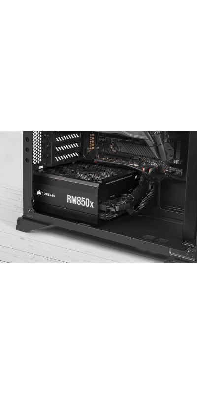 RM1000x Fully Modular Low-Noise ATX Power Supply – ATX 3.1 Compliant – PCIe 5.1 Support – Cybenetics Gold Efficiency – Native 12V-2x6 Connector – Black