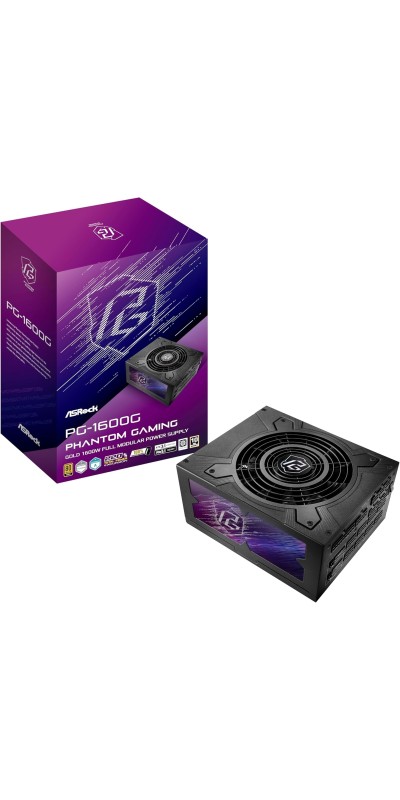 PG 1600G ATX 3.1 1600W Power Supply PCle5.1 10 Years Warranty Fully Modular Japanese Capacitor Phantom Gaming PG-1600G 80 Plus Gold Cybenetics Platinum 12V-2x6 Cables PG 1600G ATX 3.1 1600W Power Supply PCle5.1 10 Years Warranty Fully Modular Japanese Capacitor Phantom Gaming PG-1600G 80 Plus Gold Cybenetics Platinum 12V-2x6 Cables