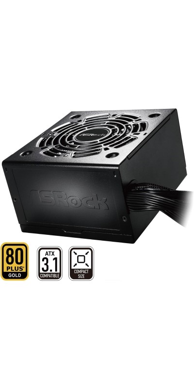 PG 1600G ATX 3.1 1600W Power Supply PCle5.1 10 Years Warranty Fully Modular Japanese Capacitor Phantom Gaming PG-1600G 80 Plus Gold Cybenetics Platinum 12V-2x6 Cables