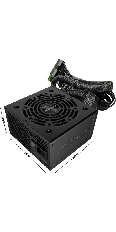 PG 1600G ATX 3.1 1600W Power Supply PCle5.1 10 Years Warranty Fully Modular Japanese Capacitor Phantom Gaming PG-1600G 80 Plus Gold Cybenetics Platinum 12V-2x6 Cables