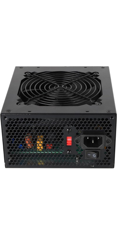 700W ATX Power Supply Non Modular PSU with 4+4 Pin Connectors Auto-Thermally Controlled 120mm Fan, 115/220V Switch