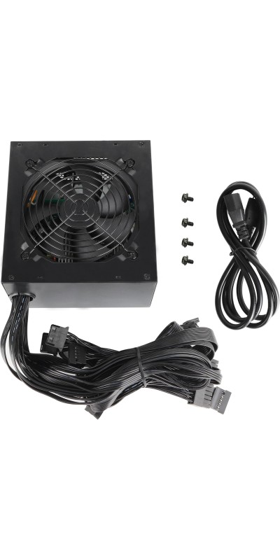 700W ATX Power Supply Non Modular PSU with 4+4 Pin Connectors Auto-Thermally Controlled 120mm Fan, 115/220V Switch