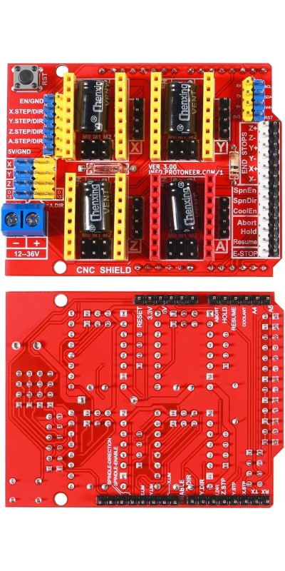 3PCS A4988 V3 Engraver Drive Shield 3D Printer CNC Drive Expansion Boards for Arduino 3D Printer CNC