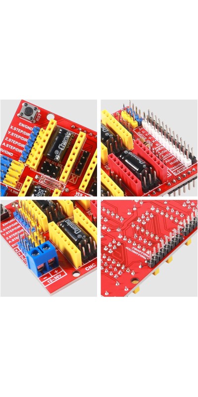 3PCS A4988 V3 Engraver Drive Shield 3D Printer CNC Drive Expansion Boards for Arduino 3D Printer CNC