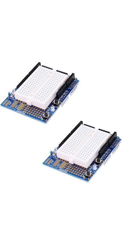 Breadboard Shield for Arduino Uno, 2 Pieces