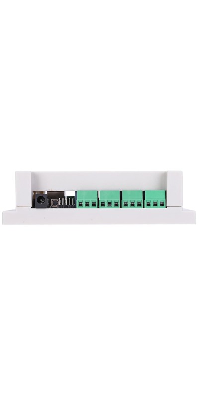 White 8 Channel Ethernet Relay Controller, 10A Relay Module Board with TCP/IP Remote Control for Electric Motors
