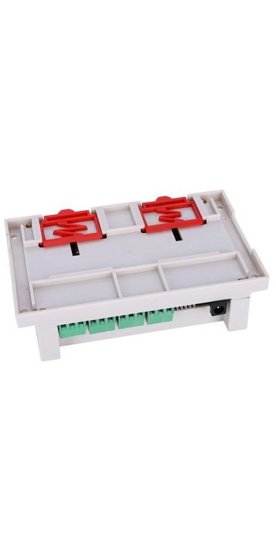 White 8 Channel Ethernet Relay Controller, 10A Relay Module Board with TCP/IP Remote Control for Electric Motors