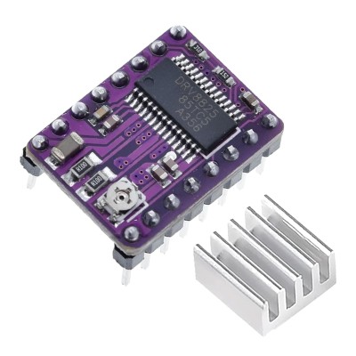 1PCS DRV8825 Stepper Motor Driver Module, DRV8825 Module A4988 for 3D Printer RepRap 4 RAMPS1.4 StepStick with Heat Sink