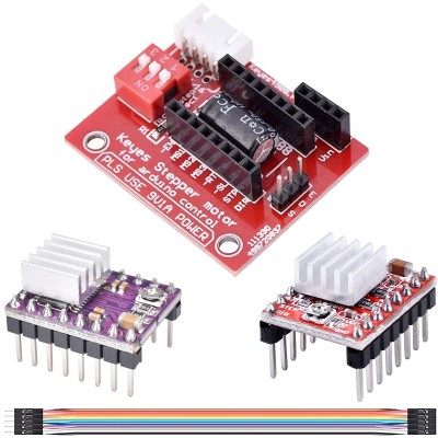 Control Extension Shield Board 3D Printer Stepper Motor Driver with A4988 DRV8825 Dupont Cable,for 3D Printer Accessories