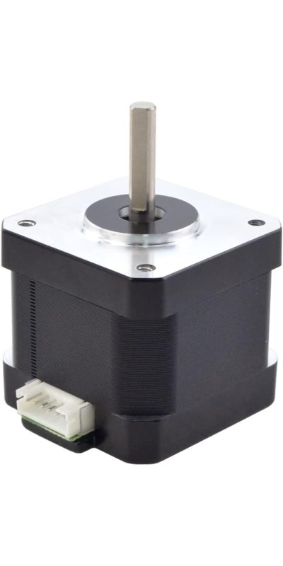 Nema 17 Stepper Motor Bipolar 1.5A 42Ncm 42x42x38mm 1.8deg 4 Wires with 1m Cable and Connector (1 Pack)
