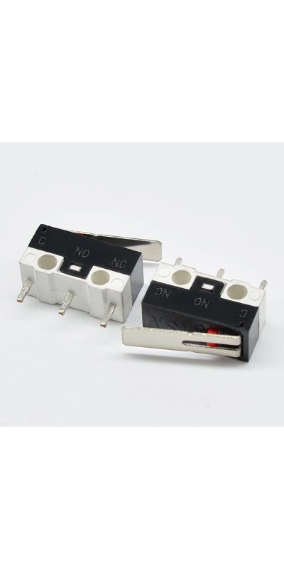 30 Pack 3D Printer Endstop Limit Switch with Hinge Lever Arm Push Button End Stop Momentary Micro Switches 3 Pin 1A 125V AC SPDT NO NC for Arduino Mouse