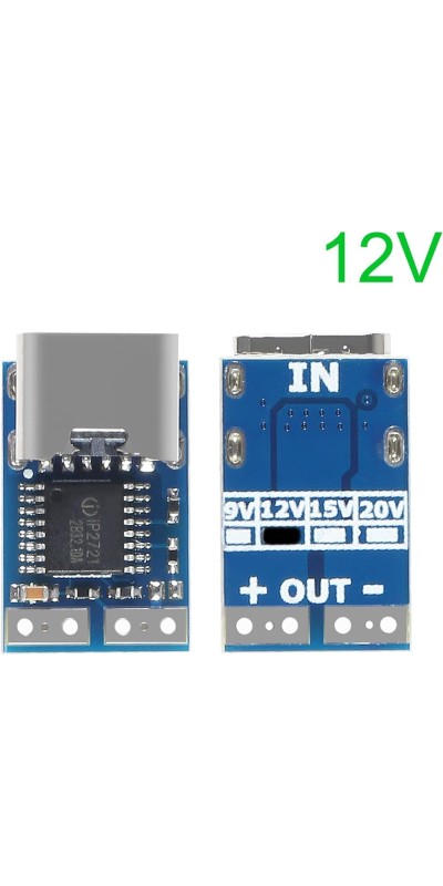 10pcs USB-C PD 9V DC Fixed Voltage Power Trigger Module 5A Type-C Female Input