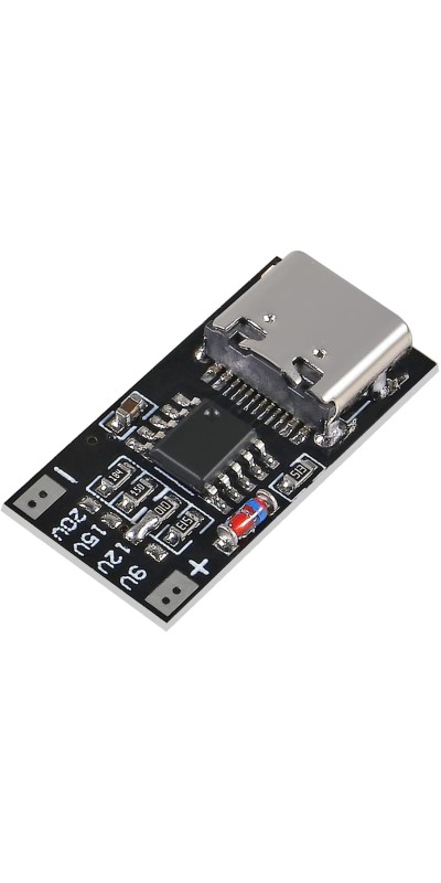 10PCS Type-C PD3.0 QC Trigger Board USB-C PD QC 5V 9V 12V 15V 20V DC Fixed Voltage Power Trigger Module 5A with QC Trigger Housing for Household Electronics