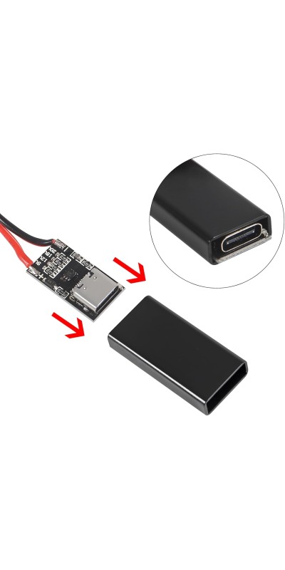 10PCS Type-C PD3.0 QC Trigger Board USB-C PD QC 5V 9V 12V 15V 20V DC Fixed Voltage Power Trigger Module 5A with QC Trigger Housing for Household Electronics