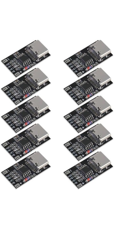 10PCS Type-C PD3.0 QC Trigger Board USB-C PD QC 5V 9V 12V 15V 20V DC Fixed Voltage Power Trigger Module 5A with QC Trigger Housing for Household Electronics