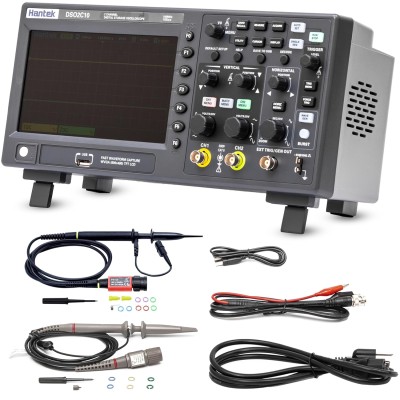 DSO2C10 Digital Storage Oscilloscope 100MHz Bandwidth 2CH Dual Channel 1GSa/s 8M Memory Depth with High Voltage Probre