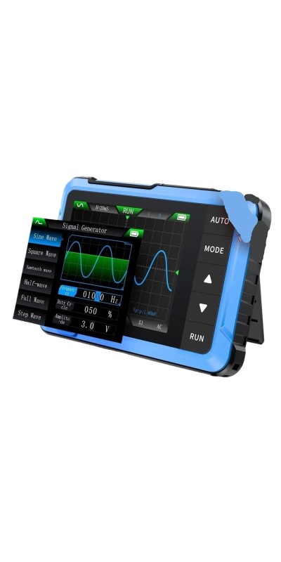 Digital 2 in 1 Oscilloscope Portable 48MS/s 10MHz Bandwidth Electronic Repair Tool(DSO153 High)