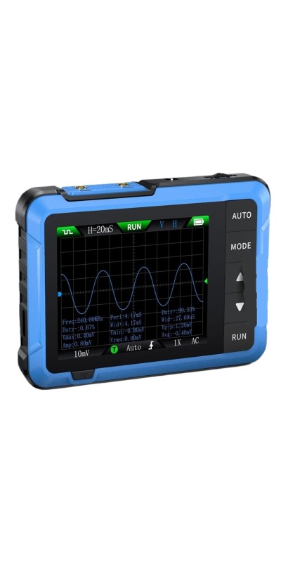 Digital 2 in 1 Oscilloscope Portable 48MS/s 10MHz Bandwidth Electronic Repair Tool(DSO153 High)