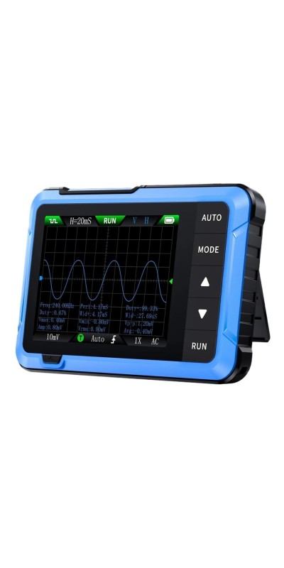 Digital 2 in 1 Oscilloscope Portable 48MS/s 10MHz Bandwidth Electronic Repair Tool(DSO153 High)