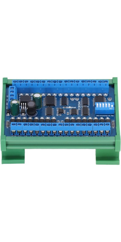 16 Input 16 Output Expansion Board RS485 16 Channel Remote Control Switch Module DC 6.5 to 30V PLC IO Module for Smart Home