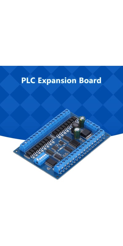 16 Input 16 Output Expansion Board RS485 16 Channel Remote Control Switch Module DC 6.5 to 30V PLC IO Module for Smart Home