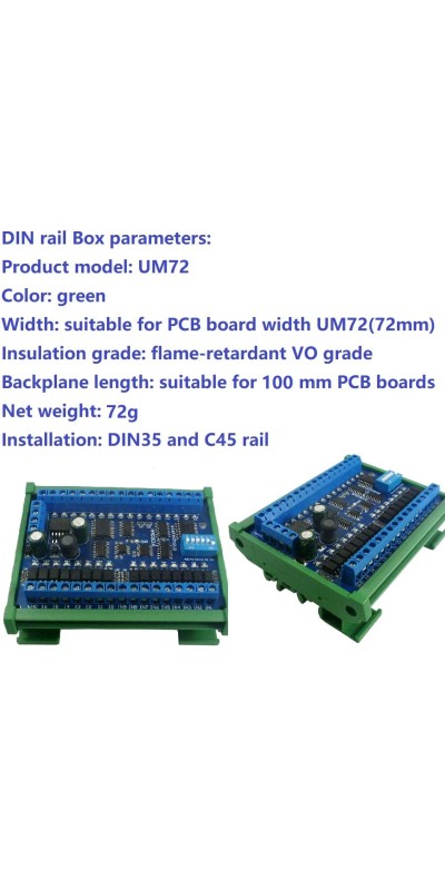 DC 12V 24V 16 Input 16 Output RS485 Remote Control Switch PLC IO Expansion Board 03 06 16 Modbus RTU Module (no Shell)