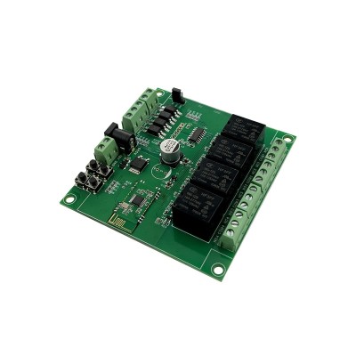 4 Channels Bluetooth Relay Module for Remote Control Switch Compatible with iPhone and Android 4.3 (12V)