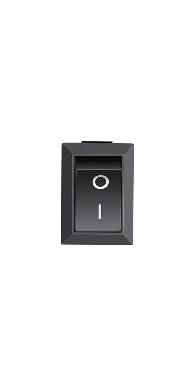 5pcs Rocker Switch, Circuit Switch 2 Pin Snap-in On/Off Position Snap Boat Rocker Switch 12V/110V/250V OT8G