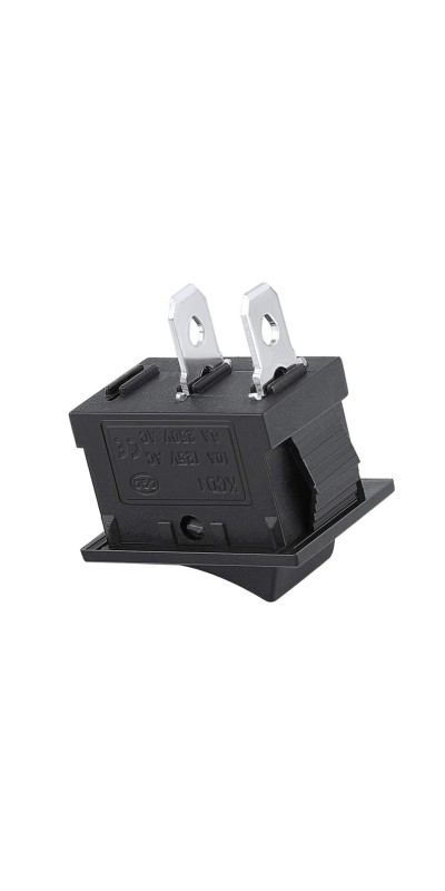 5pcs Rocker Switch, Circuit Switch 2 Pin Snap-in On/Off Position Snap Boat Rocker Switch 12V/110V/250V OT8G