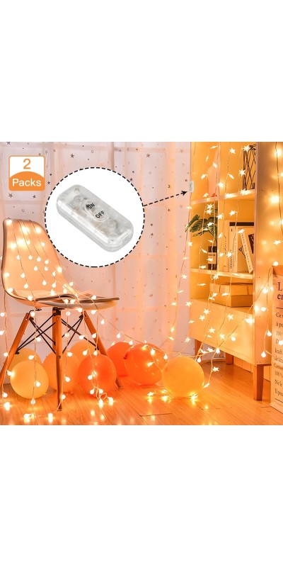 Inline Switch 2 Pcs, Clear Lamp Cord Button in Line Switch, Rated 6A 250V ON Off Electrical Wire Appliance Rocker Switches, Repair Replacement Control Power Cable Plug Desk Table Light Parts