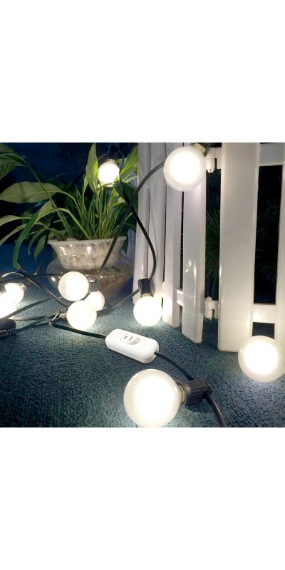 Inline Cord Switch, XGJUCE Lamp Control Appliance Switch Rocker, AC 250V 6A On Off Button Switch, Control Cord Cable Switch, for Appliance Bedroom Table Lamp Desk LED Lights Parts (2 Pcs, White)