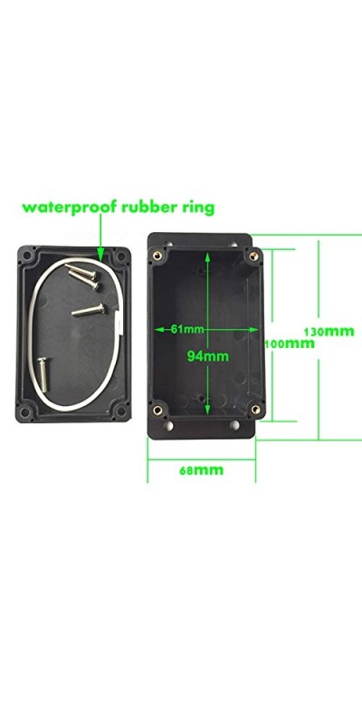 Waterproof Inline Cord Switch,DPST AC 20A-125V,16A-250V On Off Toggle Switch with Red Light Rocker Button Switch,Outdoor Start Stop Switch,Two Side Entry and Exit Line