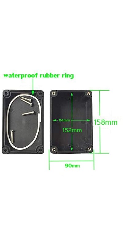 Waterproof Inline Cord Switch,DPST AC 20A-125V,16A-250V On Off Toggle Switch with Red Light Rocker Button Switch,Outdoor Start Stop Switch,Two Side Entry and Exit Line