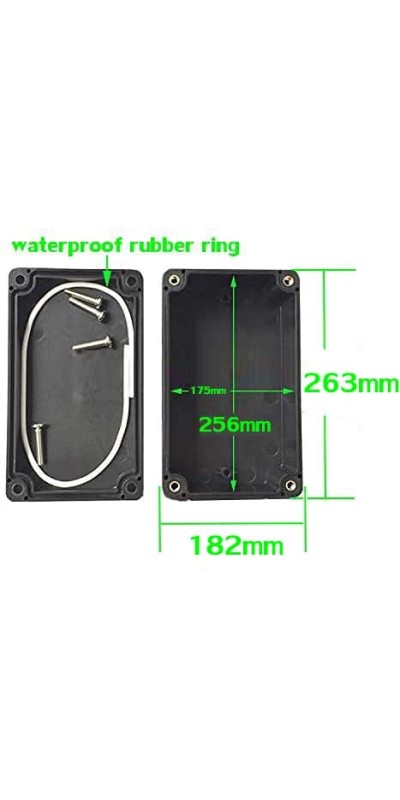 Waterproof Inline Cord Switch,DPST AC 20A-125V,16A-250V On Off Toggle Switch with Red Light Rocker Button Switch,Outdoor Start Stop Switch,Two Side Entry and Exit Line