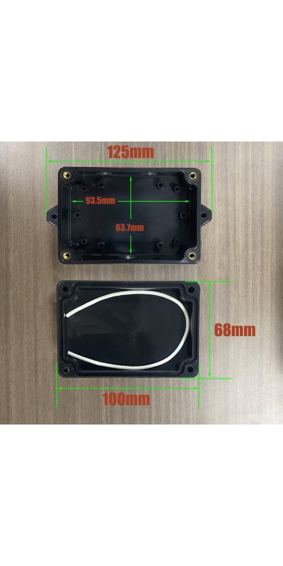Waterproof Inline Cord Switch,DPST AC 20A-125V,16A-250V On Off Toggle Switch with Red Light Rocker Button Switch,Outdoor Start Stop Switch,Two Side Entry and Exit Line