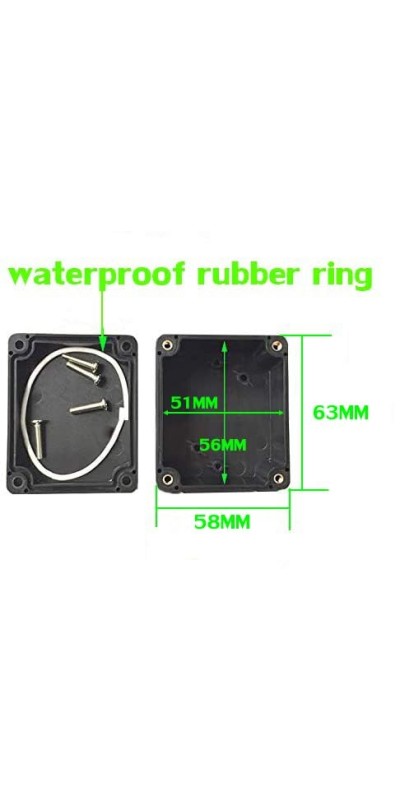 Waterproof Inline Cord Switch,DPST AC 20A-125V,16A-250V On Off Toggle Switch with Red Light Rocker Button Switch,Outdoor Start Stop Switch,Two Side Entry and Exit Line