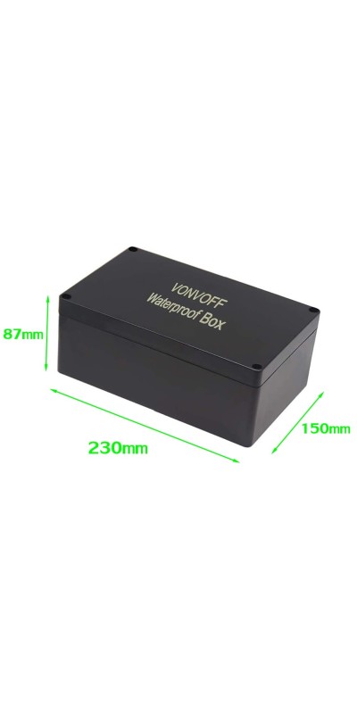 Waterproof Inline Cord Switch,DPST AC 20A-125V,16A-250V On Off Toggle Switch with Red Light Rocker Button Switch,Outdoor Start Stop Switch,Two Side Entry and Exit Line