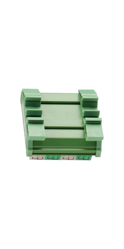 Din Rail Power Relay Module - Replaceable 4-Channel Relay Board, 12V/24V AC/DC SPDT, 1NO 1NC PLC