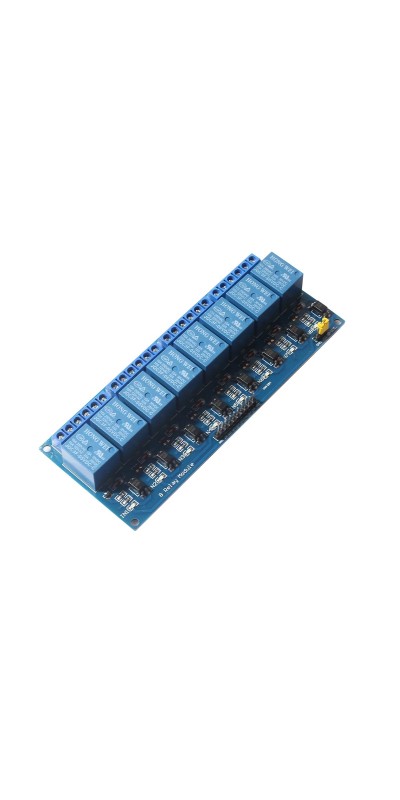 8 Channel DC 5V Relay Module Board, (4PACK) Electrical Equipments 8-Ch Optocoupler Compatible with PIC AVR DSP ARM MCU PLC Smart Home Control Switch